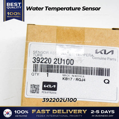 Genuine Water Temperature Sensor 392202U100 for Hyundai Tucson Kia Sorento