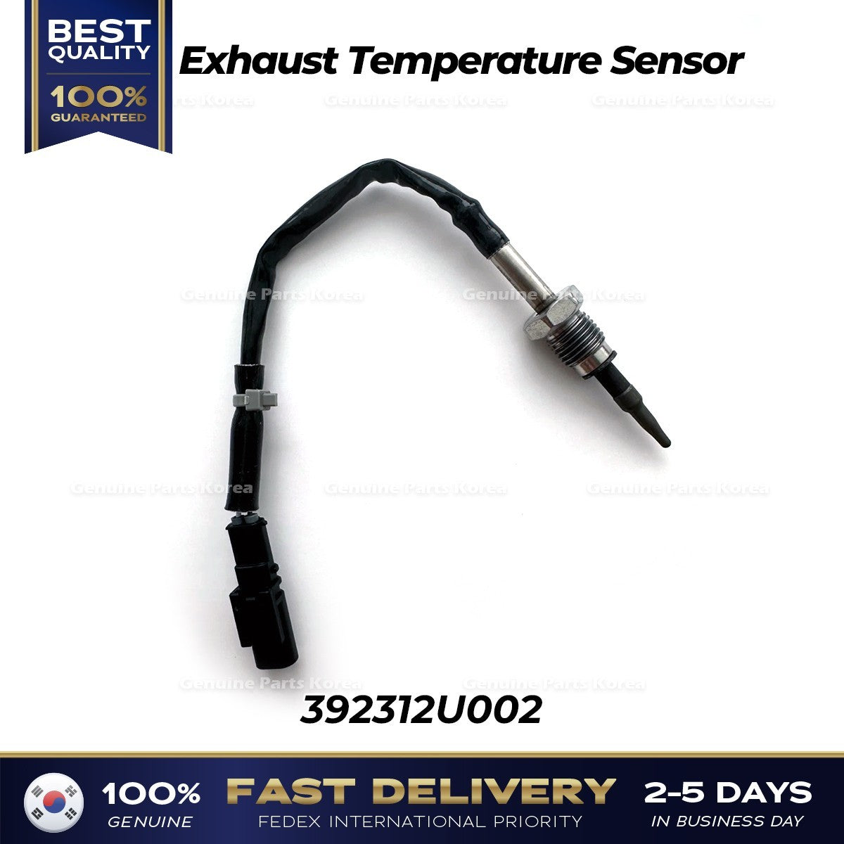 Genuine Exhaust Temperature Sensor 392312U002 for Hyundai Kona Tucson
