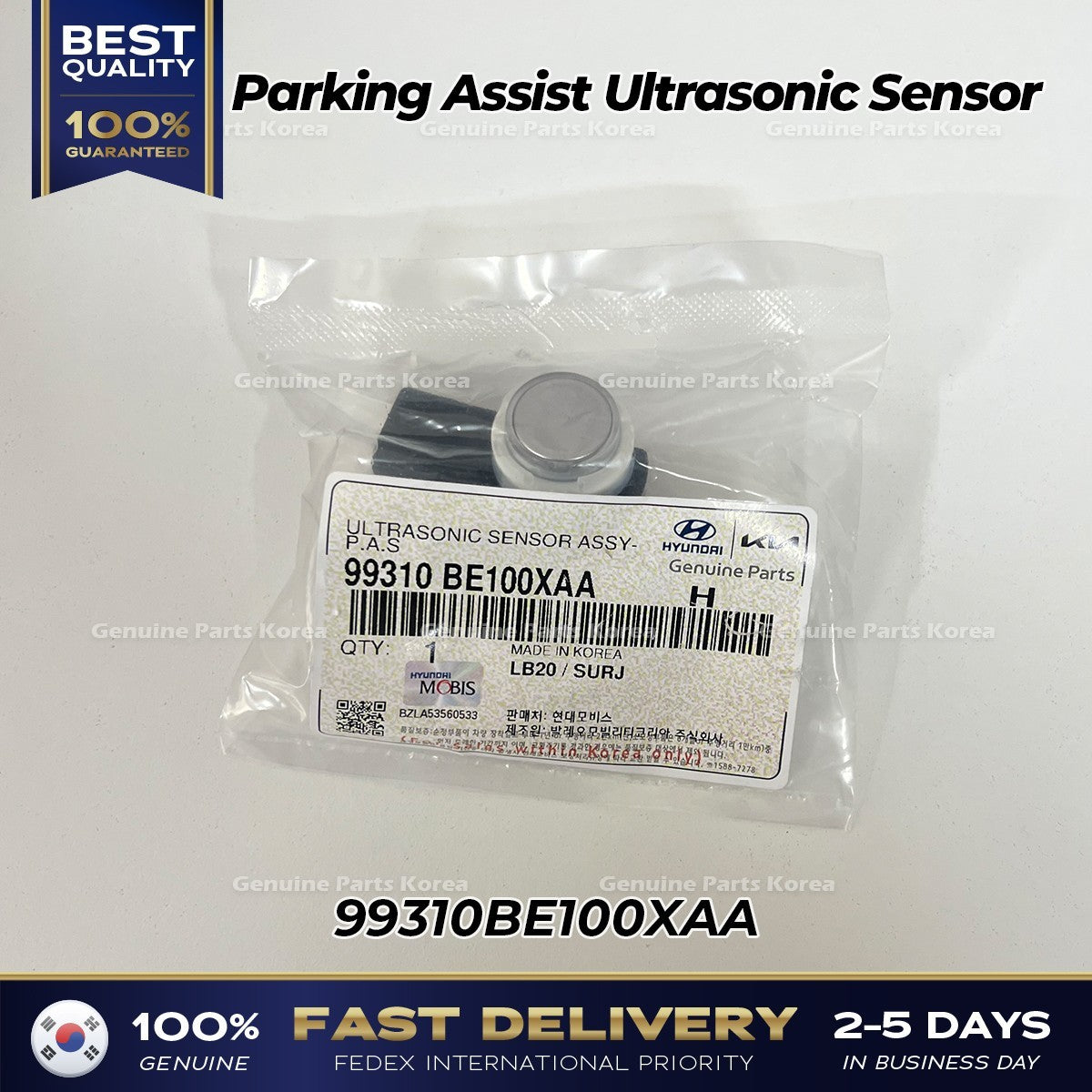 Genuine Parking Assist Ultrasonic Sensor 99310BE100XAA for Hyundai Santa Fe