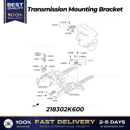 Genuine Transmission Mounting Bracket 218302K600 for Kia Soul