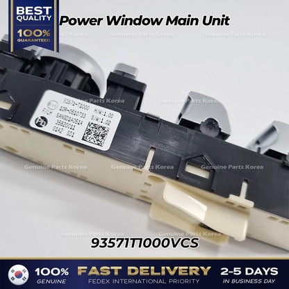 Genuine Power Window Main Unit 93571T1000VCS for Hyundai Genesis G80