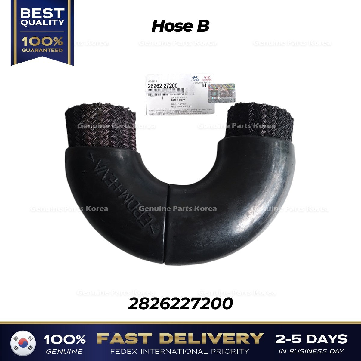 Genuine Hose B 2826227200 for Hyundai Santa Fe