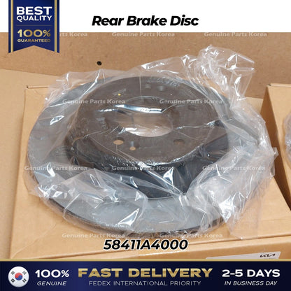 Genuine Rear Brake Disc 58411A4000 for Kia Carens Rondo