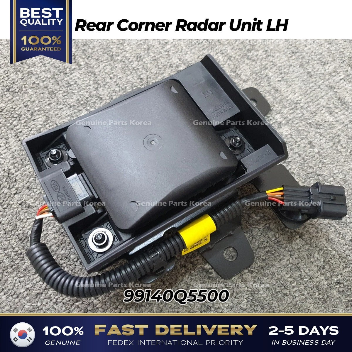 Genuine Rear Corner Radar Unit LH 99140Q5500 for Kia Seltos