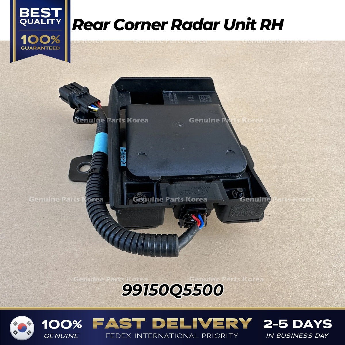 Genuine Rear Corner Radar Unit RH 99150Q5500 for Kia Seltos