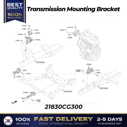 Genuine Transmission Mounting Bracket 21830CG300 for Hyundai Staria