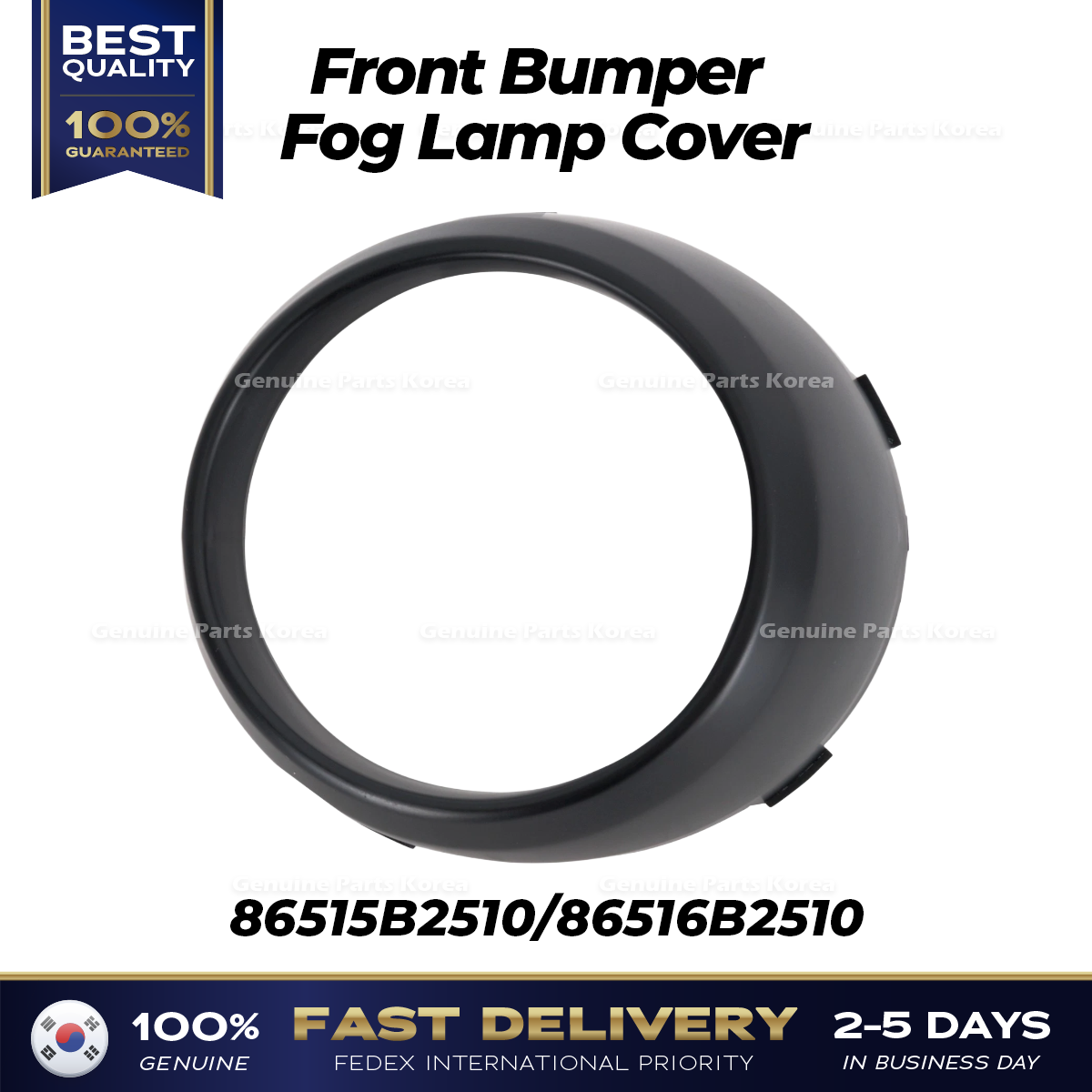 Genuine Front Bumper Fog Lamp Cover LH RH Set for Kia Soul