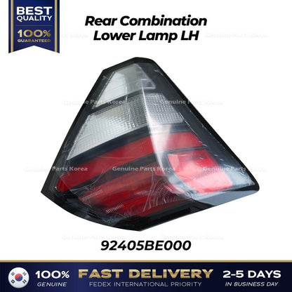 Genuine Rear Combination Lower Lamp LH 92405BE000 for Hyundai Kona
