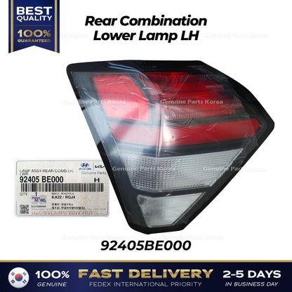 Genuine Rear Combination Lower Lamp LH 92405BE000 for Hyundai Kona