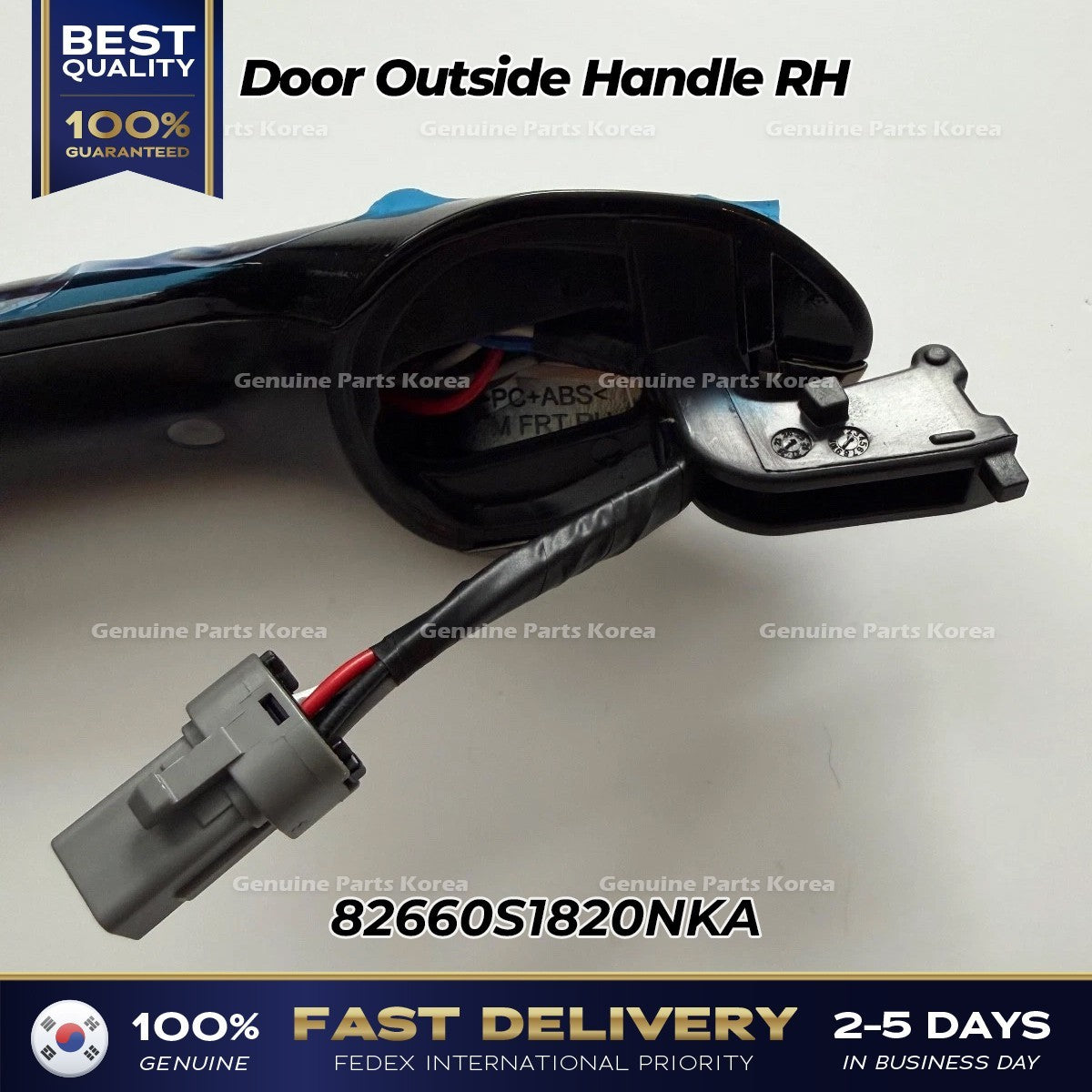 Genuine Door Outside Handle RH 82660S1820NKA for Hyundai Santa Fe