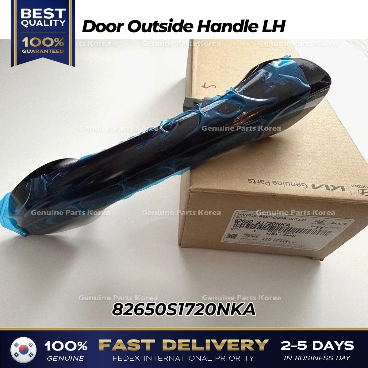 Genuine Door Outside Handle LH 82650S1720NKA for Hyundai Santa Fe