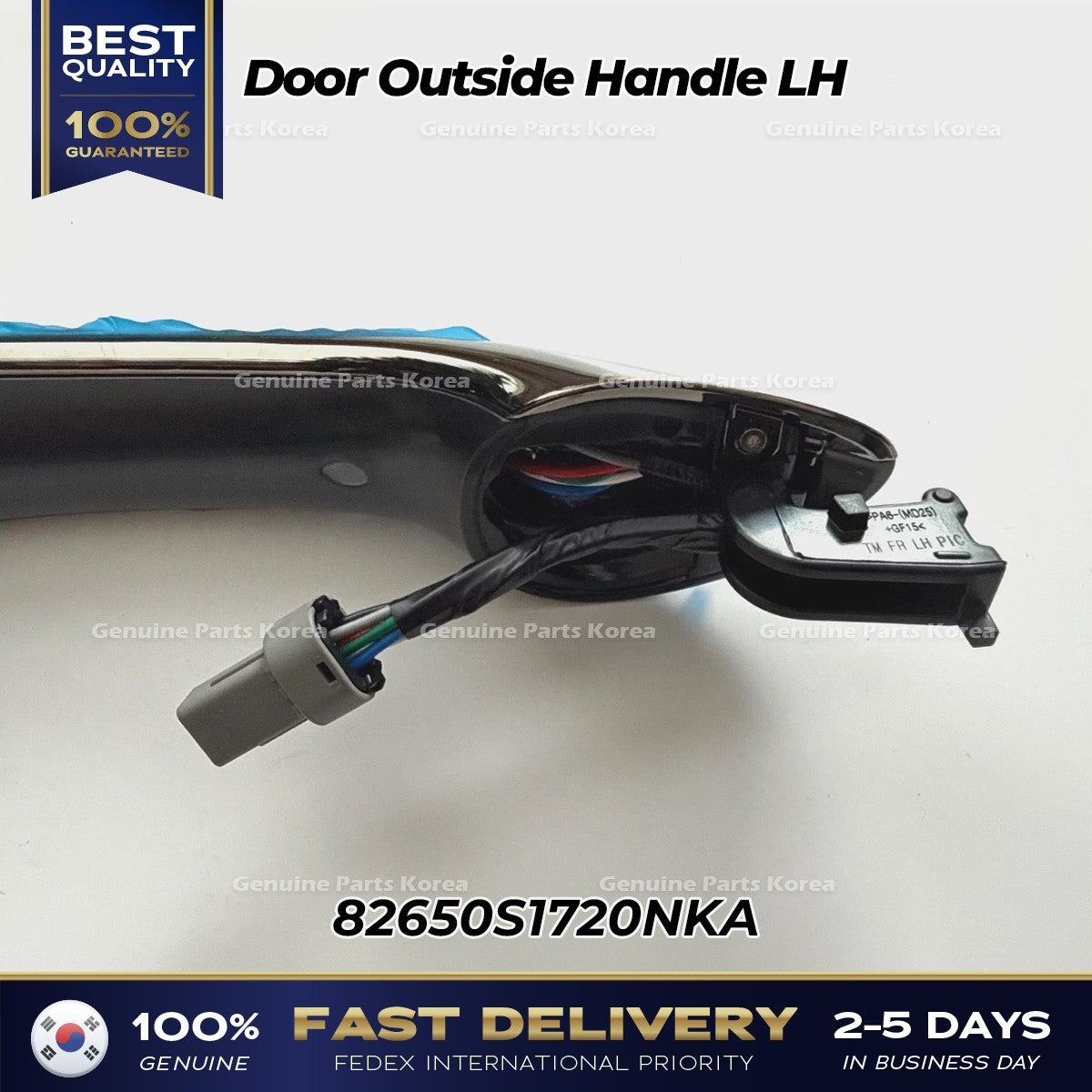 Genuine Door Outside Handle LH 82650S1720NKA for Hyundai Santa Fe