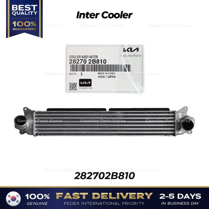 Genuine Inter Cooler 282702B810 for Hyundai Veloster Kia Forte