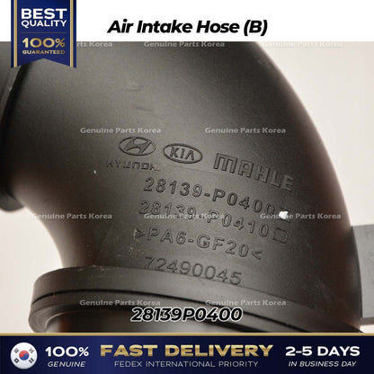 Genuine Air Intake Hose (B) 28139P0400 for Kia Sportage