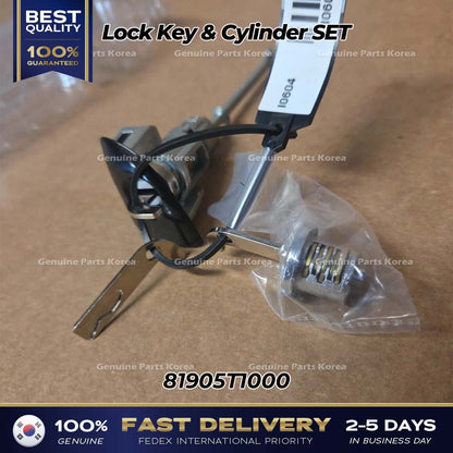 Genuine Lock Key & Cylinder SET 81905T1000 for Hyundai Genesis G80