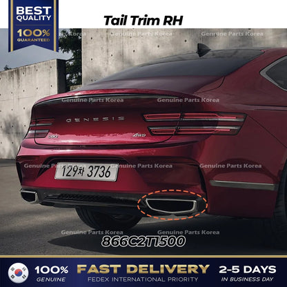 Genuine Tail Trim RH 866C2T1500 for Hyundai Genesis G80