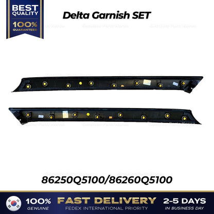 Genuine Delta Garnish SET 86250Q5100 86260Q5100 for Kia Seltos