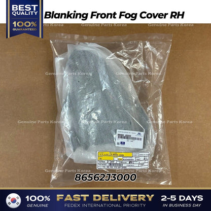 Genuine Blanking Front Fog Cover RH 86562J3000 for Hyundai Veloster