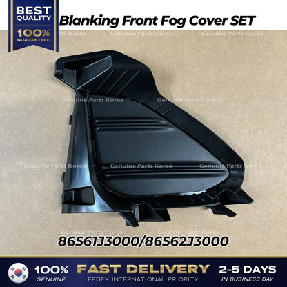 Genuine Blanking Front Fog Cover SET for Hyundai Veloster