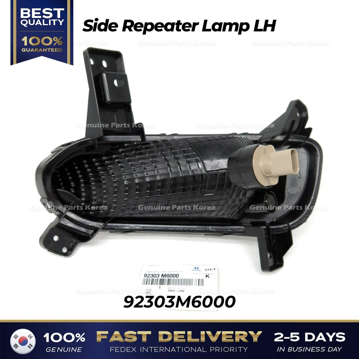 Genuine Side Repeater Lamp LH 92303M6000 for Kia Cerato Forte