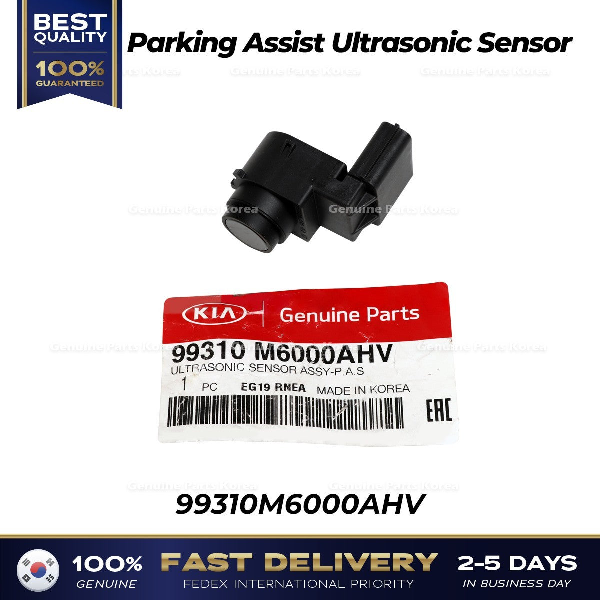 Genuine Parking Assist Ultrasonic Sensor 99310M6000AHV for Kia Cerato Forte