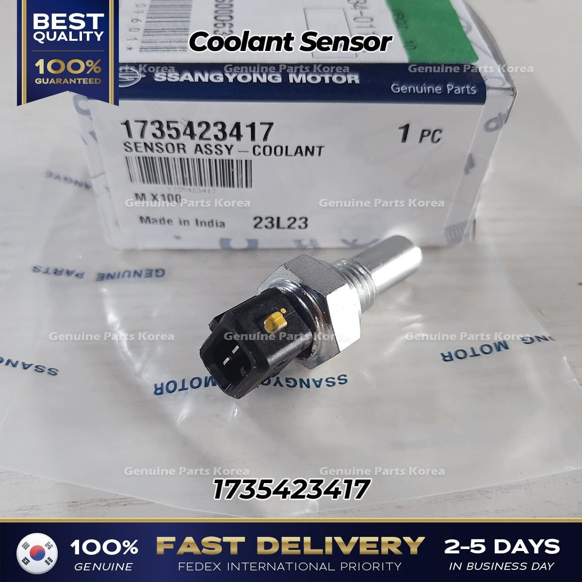 Genuine Coolant Sensor 1735423417 for Ssangyong Tivoli