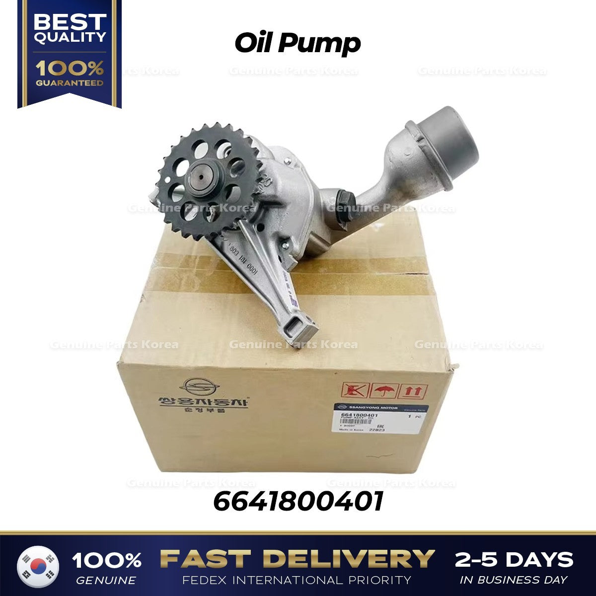 Genuine Oil Pump 6641800401 for Ssangyong Actyon Rexton