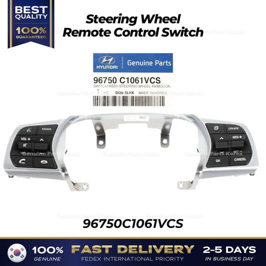 Genuine Steering Wheel Remote Control Switch 96750C1061VCS for Hyundai Sonata
