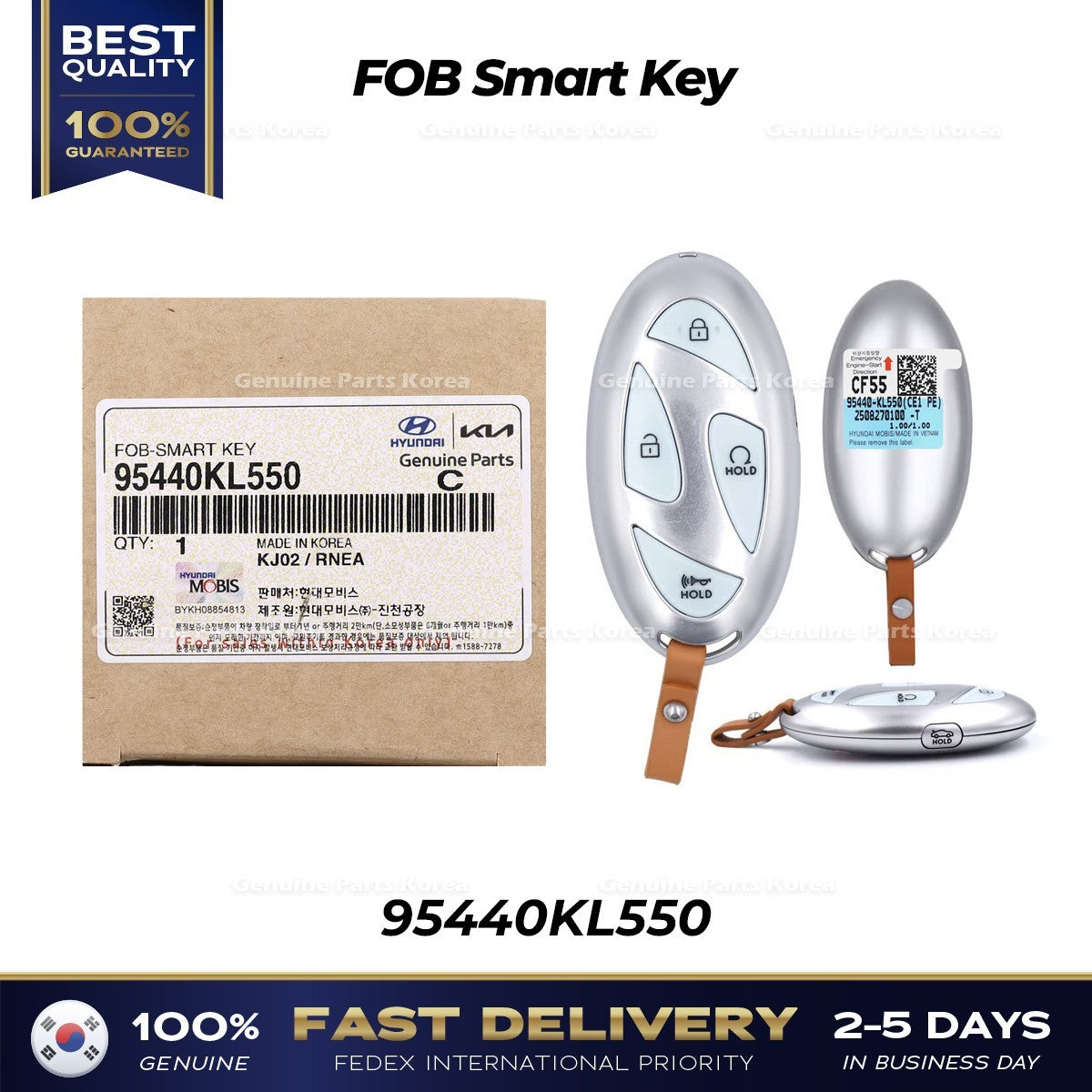 Genuine FOB Smart Key 95440KL550 for Hyundai Ioniq 6
