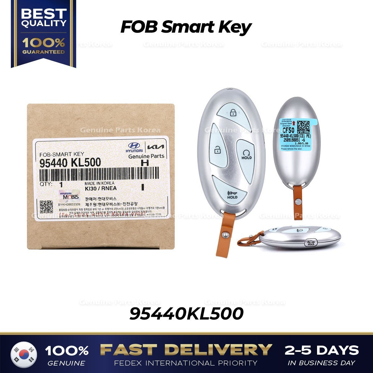 Genuine FOB Smart Key 95440KL500 for Hyundai Ioniq 6