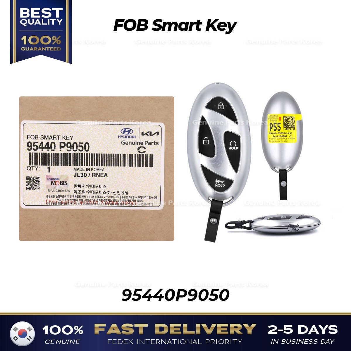 Genuine FOB Smart Key 95440P9050 for Hyundai Palisade