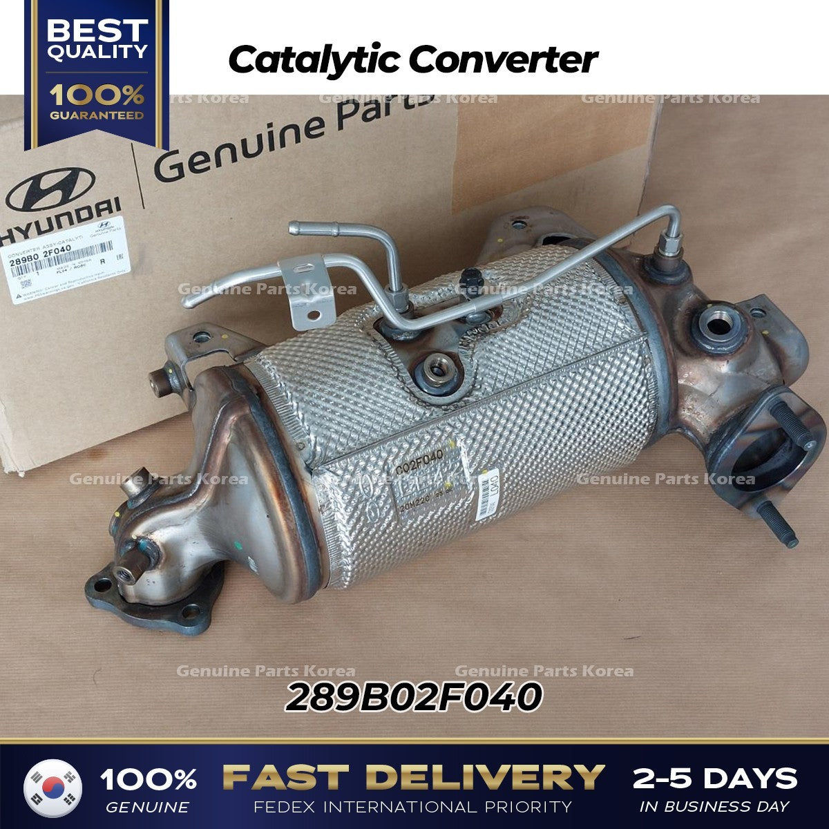 Genuine Catalytic Converter 289B02F040 for Hyundai Tucson