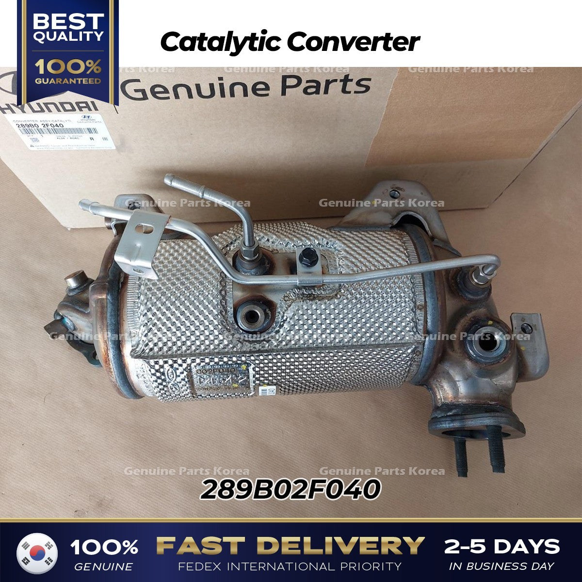 Genuine Catalytic Converter 289B02F040 for Hyundai Tucson