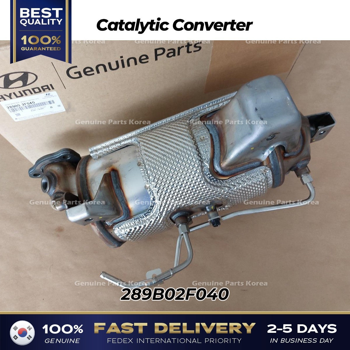 Genuine Catalytic Converter 289B02F040 for Hyundai Tucson