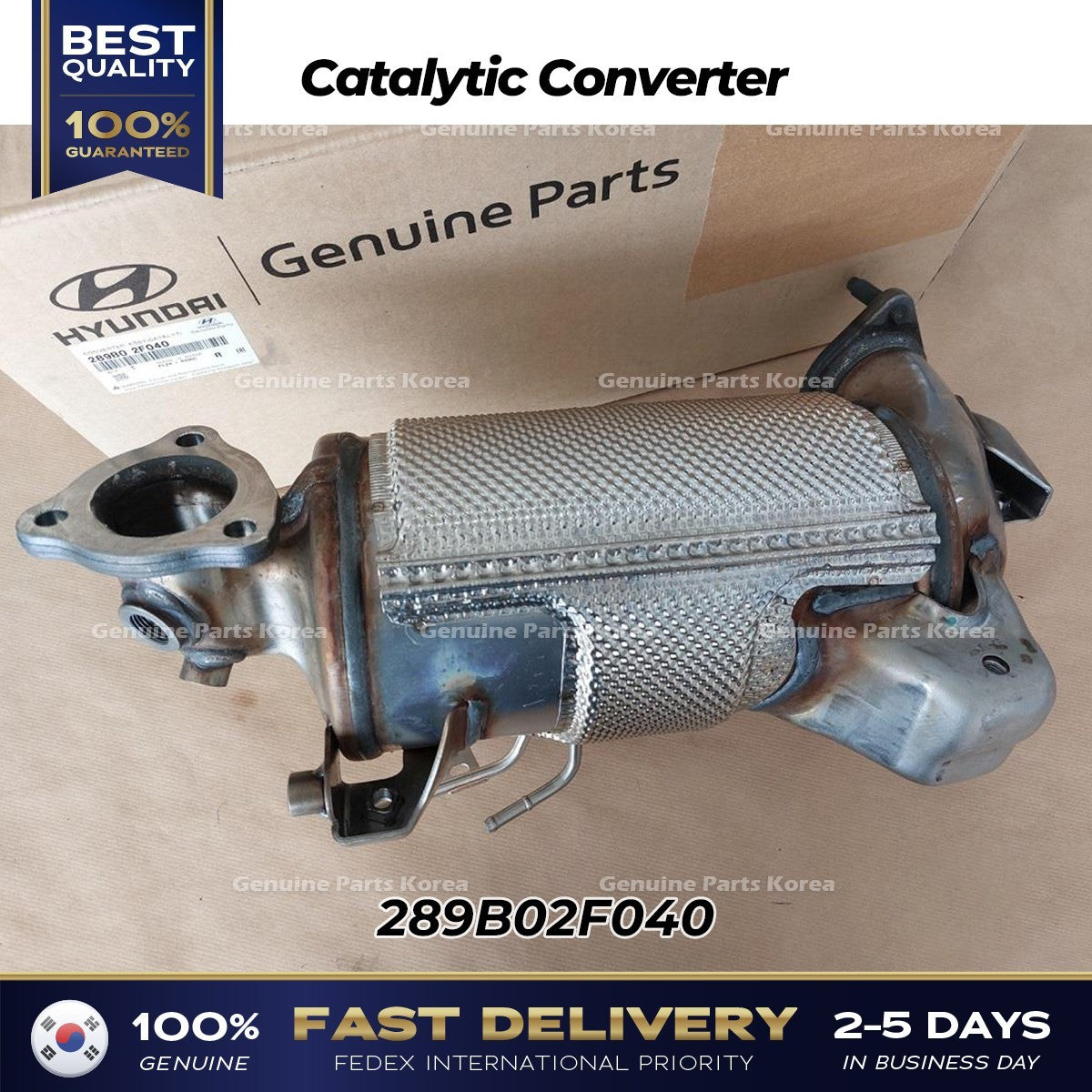 Genuine Catalytic Converter 289B02F040 for Hyundai Tucson