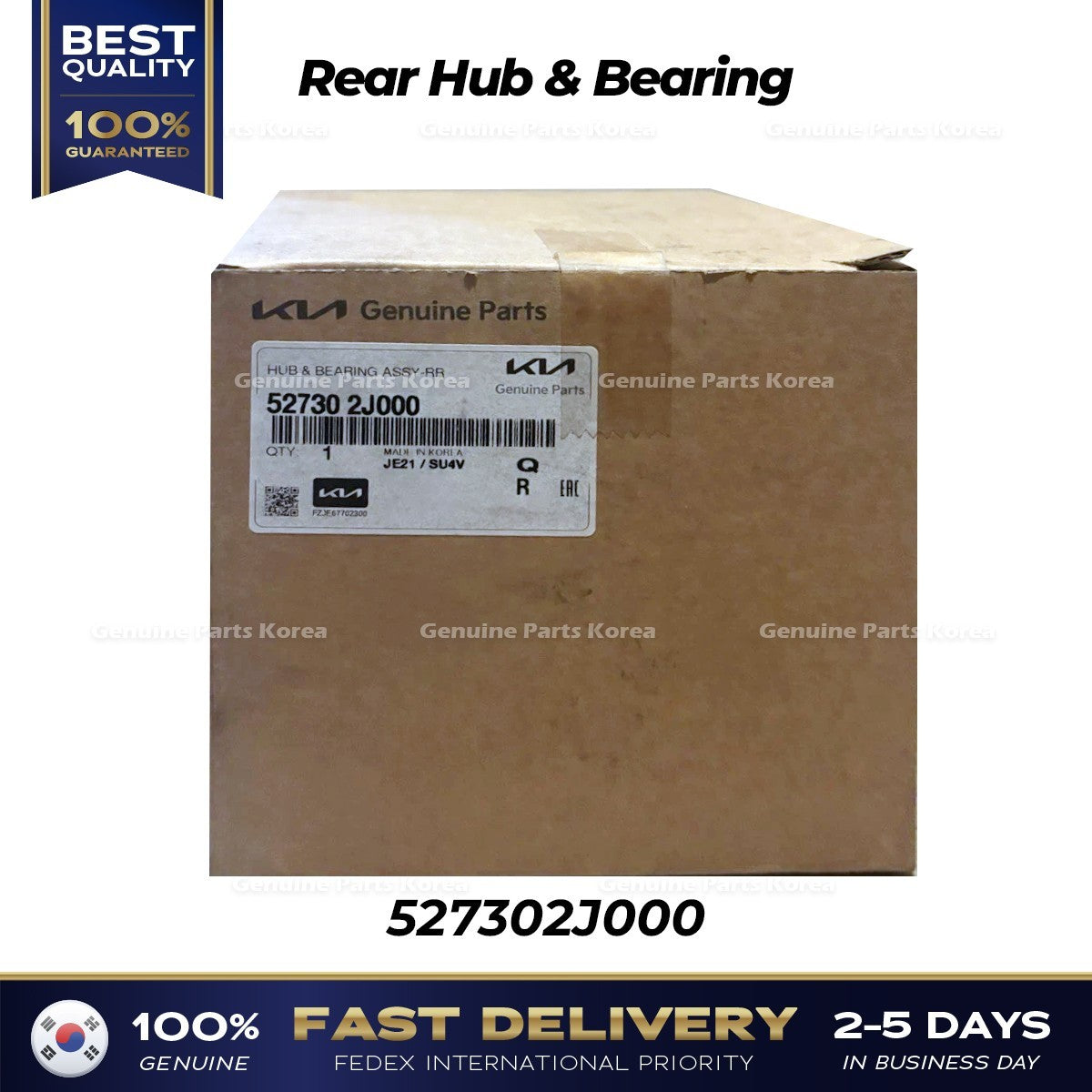 Genuine Rear Hub & Bearing 527302J000 for Kia Borrego