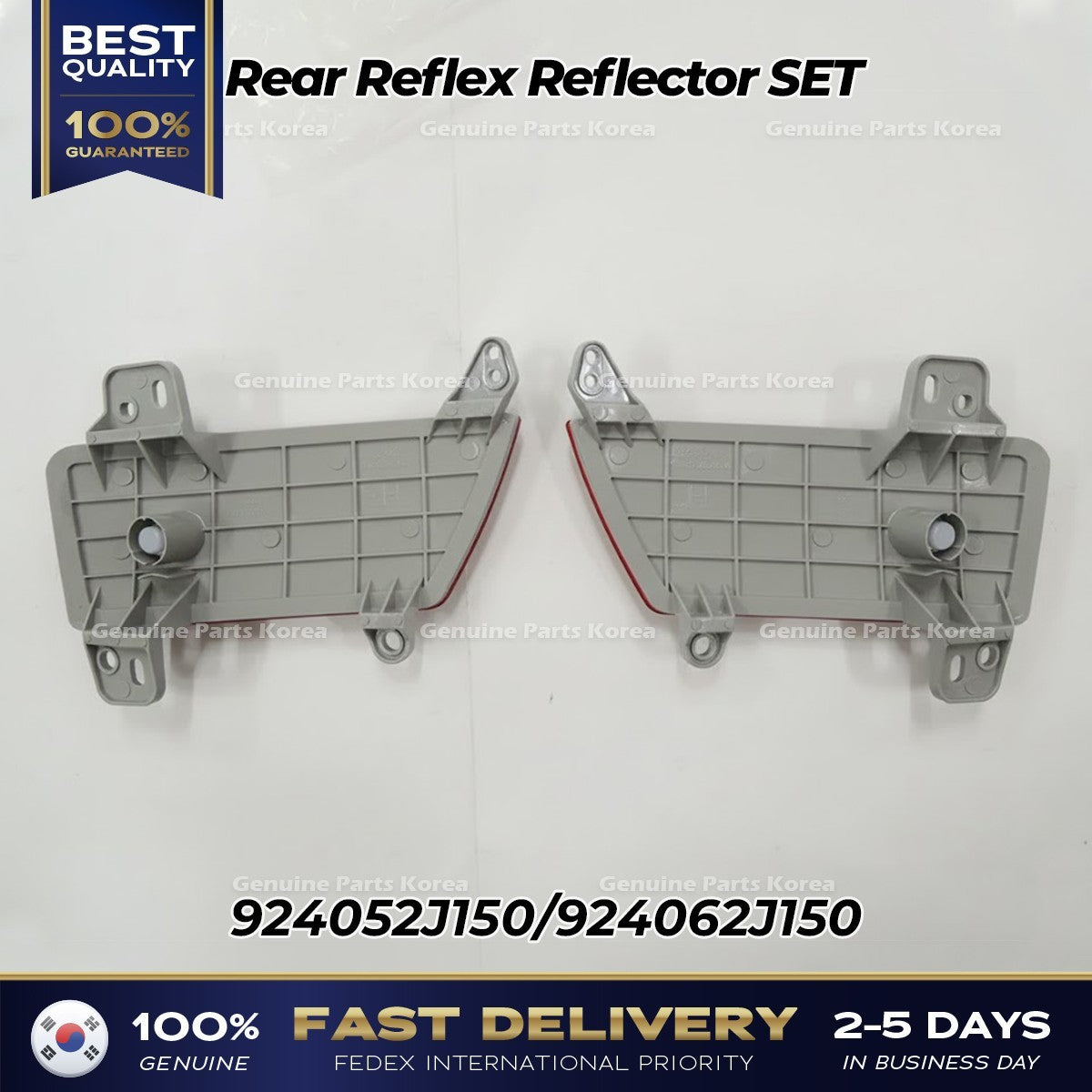 Genuine Rear Reflex Reflector SET 924052J150 924062J150 for Kia Borrego