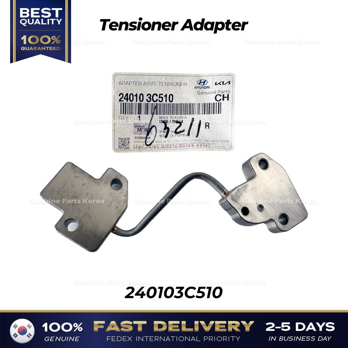 Genuine Tensioner Adapter 240103C510 for Hyundai Azera Sonata Kia Sedona