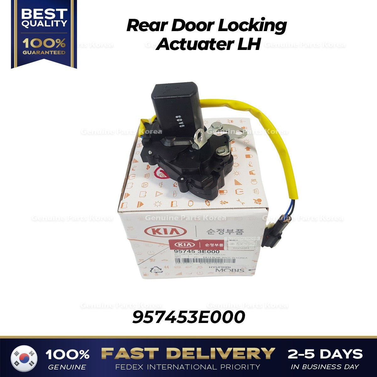 Genuine Rear Door Locking Actuater LH 957453E000 for Kia Sorento