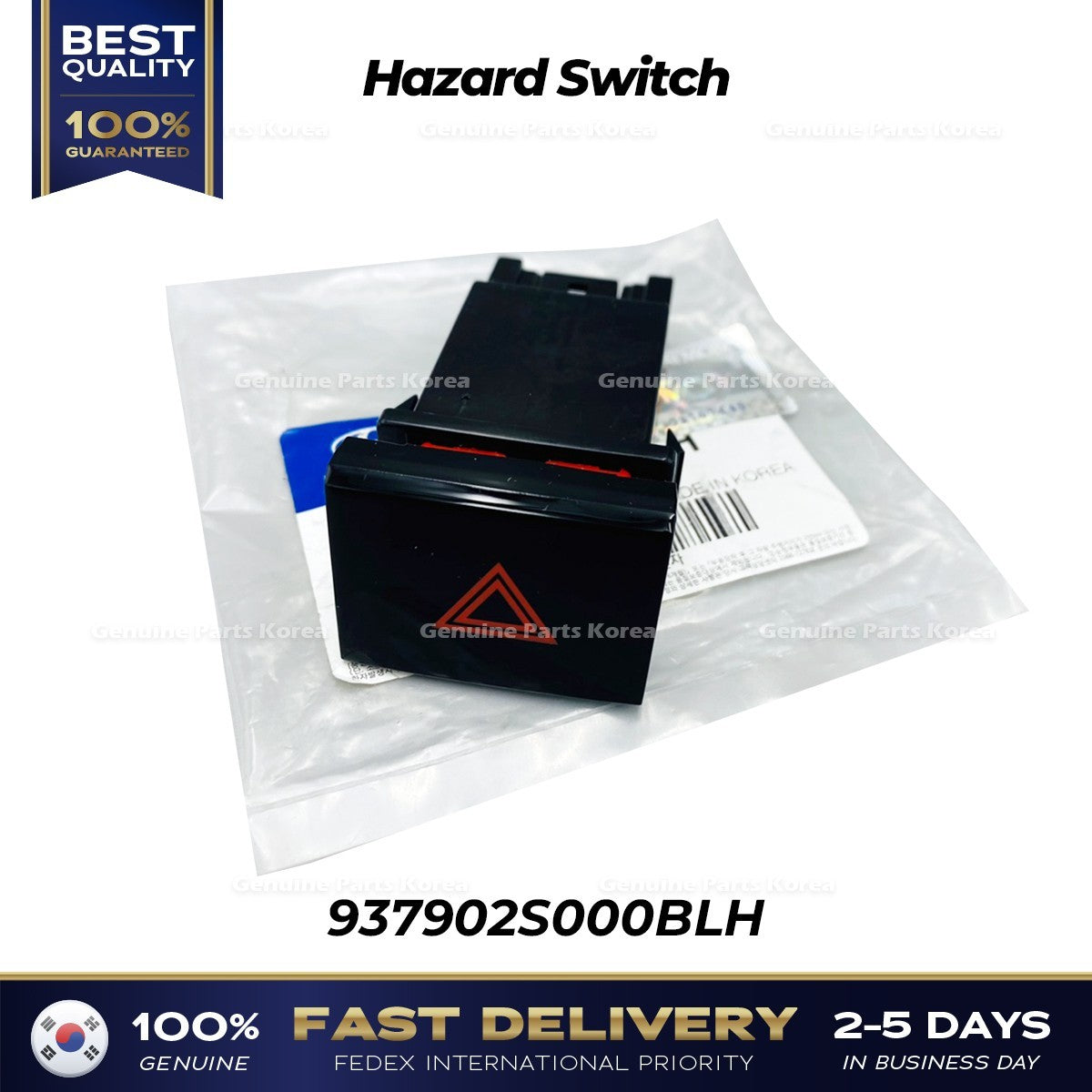 Genuine Hazard Switch 937902S000BLH for Hyundai Tucson