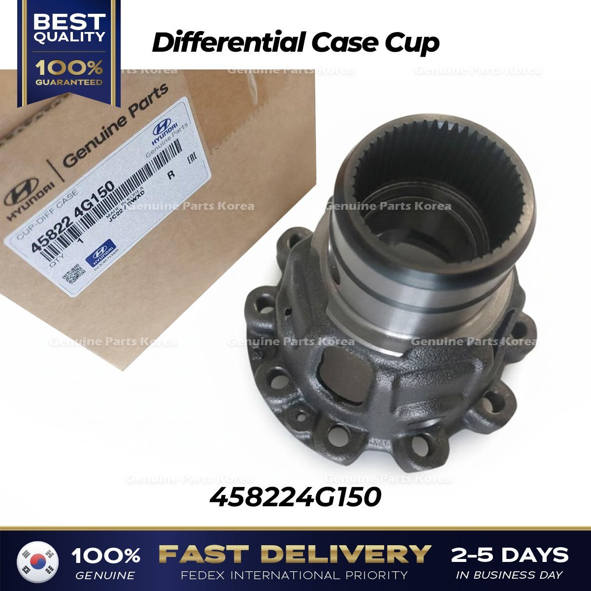 Genuine Differential Case Cup 458224G150 for Hyundai Palisade Kia Sorento