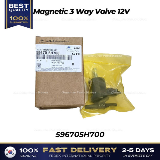 Genuine  Magnetic 3 Way Valve 12V 596705H700 for Hyundai Porter II
