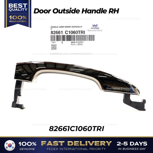 Genuine Door Outside Handle RH 82661C1060TRI for Hyundai Sonata