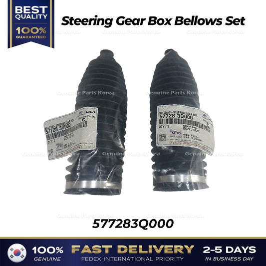 Genuine Steering Gear Box Bellows 577283Q000 Set for Hyundai Sonata