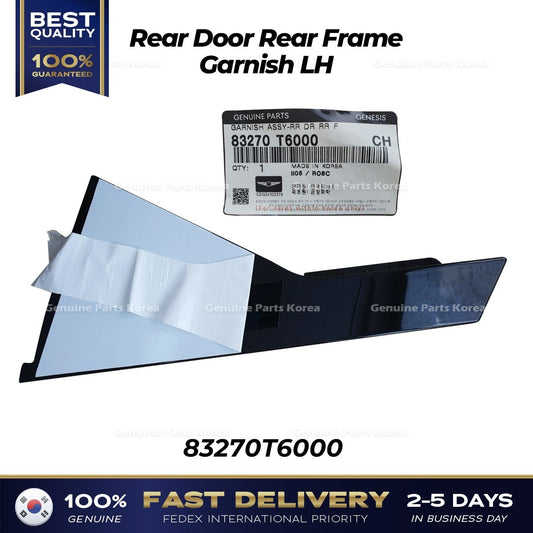 Genuine Rear Door Rear Frame Garnish LH 83270T6000 for Hyundai Genesis GV80