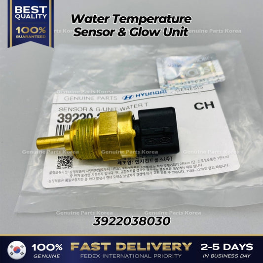 Genuine Water Temperature Sensor & Glow Unit 3922038030 for Hyundai Kia