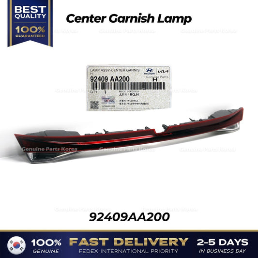 Genuine Center Garnish Lamp 92409AA200 for Hyundai Elantra