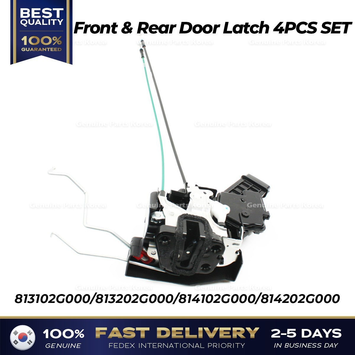 Genuine Front & Rear Door Latch 4PCS SET for Kia Optima