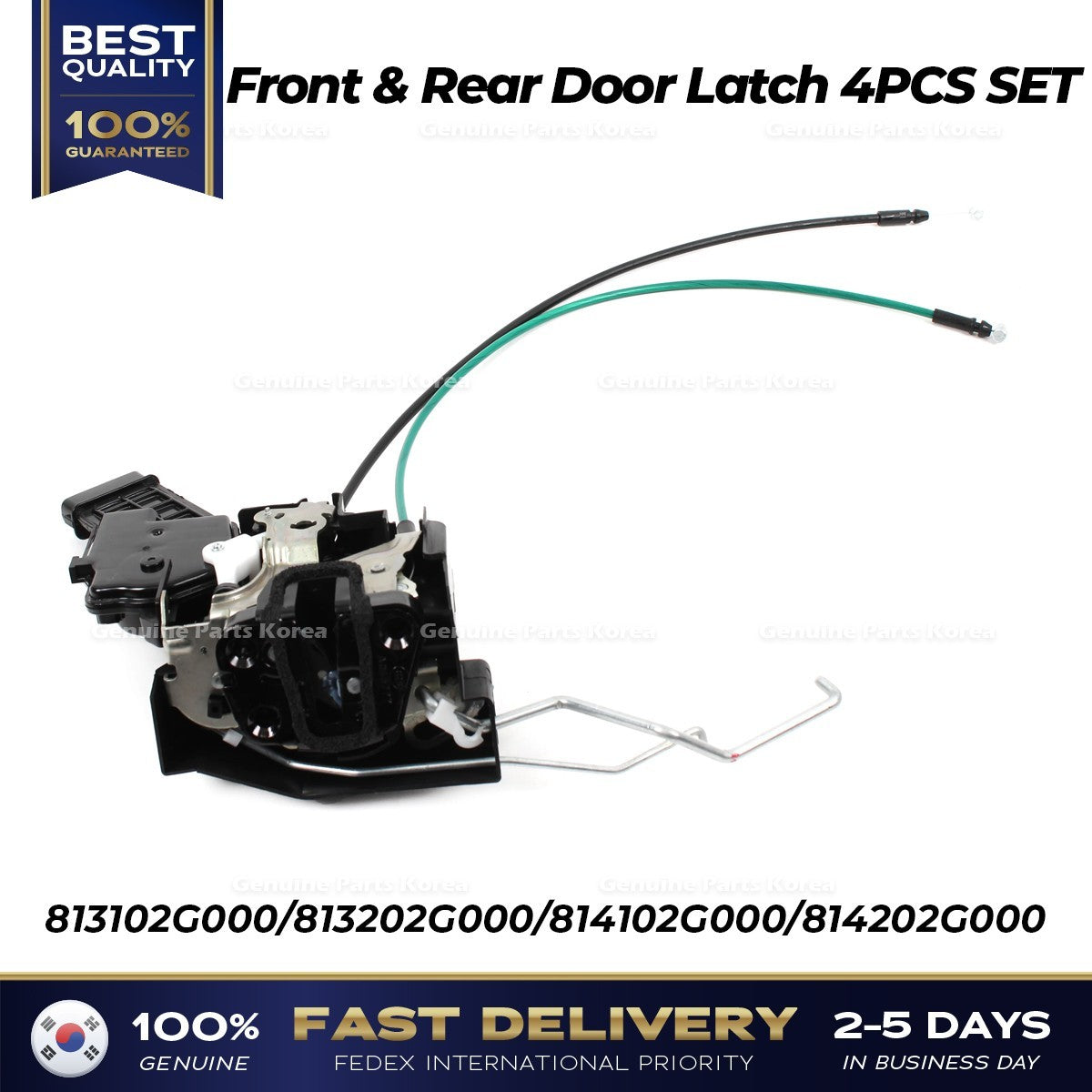 Genuine Front & Rear Door Latch 4PCS SET for Kia Optima