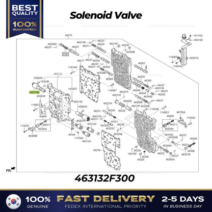 Genuine Solenoid Valve 463132F300 for Hyundai Elantra GT Kona Kia Forte Soul